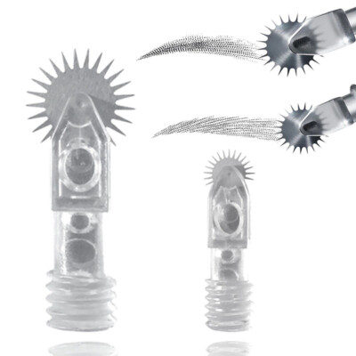 Roller Microblading Needles Tattoo Eyebrow Fog Embroidery Pin for 3D Manual Pen 