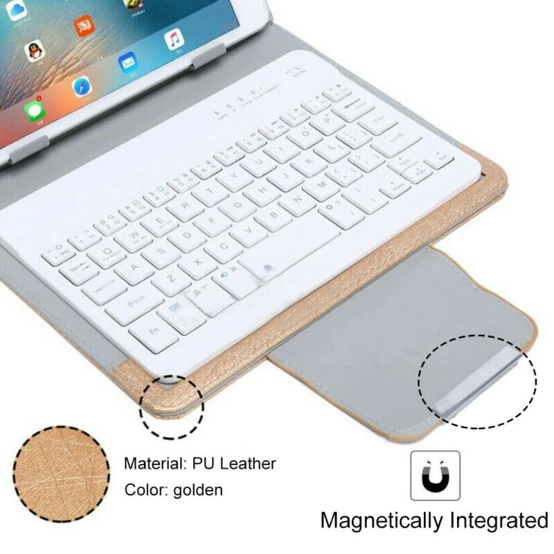 For Asus Zenpad 7 8 10 7.0/10.1 inch Tablet Slim Keyboard Case Folio Stand Cover - Image 3 of 4