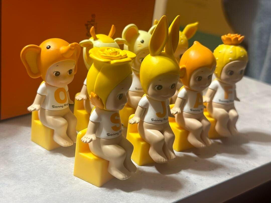 Sonny Angel yellow 8 figures set F/S from Japan | eBay