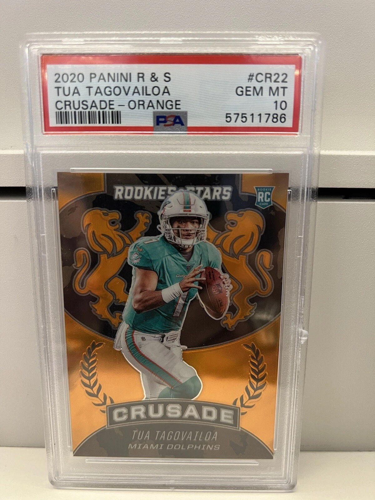 Tua Tagovailoa Panini Rookies & Stars Crusade #CR22 Orange