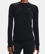 Black Under Armour Coldgear Womens S Fitted UA 2.0 Base Long Sleeve New In Box