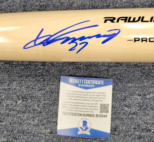 Vladimir Guerrero Sr. signed Ash Rawlings Pro Model Bat auto Angels~ Beckett BAS - Picture 2 of 3