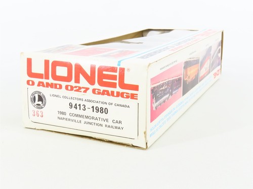 O/O27 3-Rail Lionel 9413 1980 LCAC Napierville Junction Box Car - 1 of 97 RARE - Picture 10 of 10