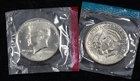 1973 P and D Kennedy Half Dollars US Mint Cello 2 Coin Set Lot