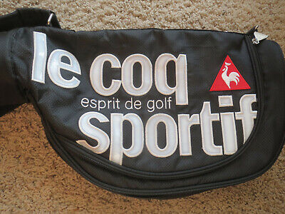 Travel Golf Bag Le Coq Sportif Esprit De Golf, tube, Black Travel Golf Bag Le Coq Sportif Esprit De Golf, tube, Black