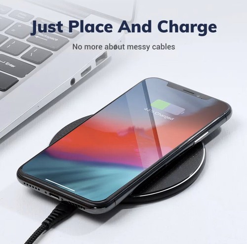 10W TOPK REDFast Wireless Charging Pad Ultra Fast Qi iPhonSamsung All QI divices - Picture 3 of 7