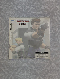 Virtua Cop (Sega Saturn, 1995) [Not for Resale Version] Disc + Sleeve - Tested!