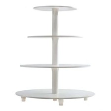 Smooth Buffet Stand 4 Tiers 34-30-25-20 Cm