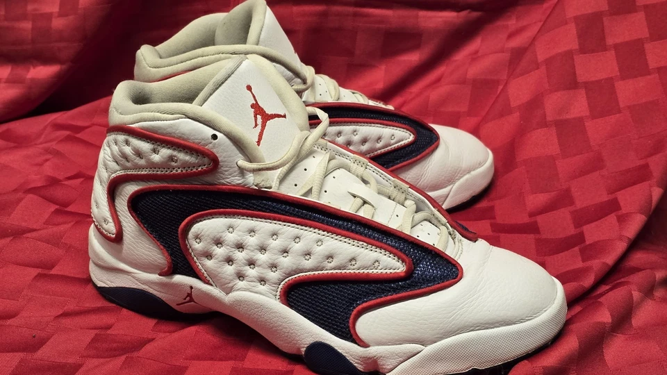 Nike Air Jordan Jumpman Pro 2021 White Red Navy 133000-100 Size 12 Basketball... - Image 2 of 4