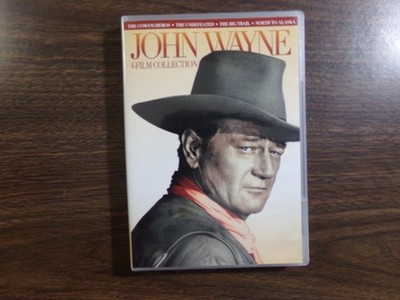 BIG TRAIL/ COMANCHEROS/ UNDEFEATED/ NORTH TO ALASKA (DVD, 4 FILM) JOHN WAYNE