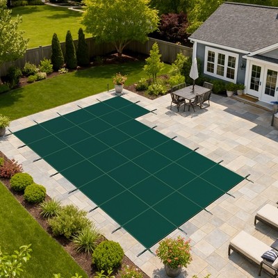 ColourTree Inground Pool Safety Cover, Rain Permeable & Triple Stitched