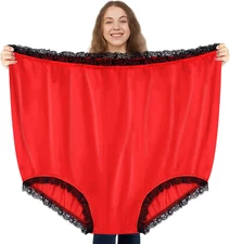 Granny Panties Gag Gifts for Women, Funny Giant Novelty Undies White Elephant Gi