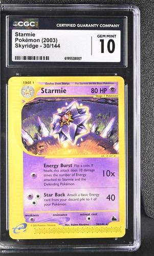 Starmie graded CGC 10 for sale on eBay