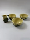 Vintage Shawnee Art Pottery Three Corn King #6  Bowls #70 Pitcher