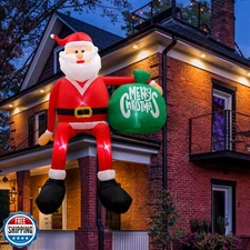 OurWarm 8FT Christmas Inflatables Outdoor Decorations, Climbing S