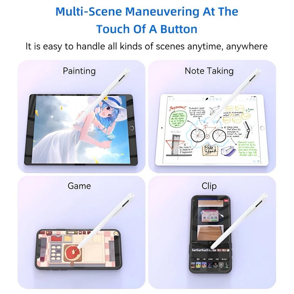 Lápiz óptico universal con clip para bolígrafo  Foto 2 de 4
