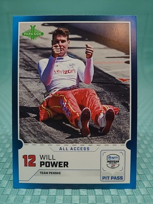 #ad 2026 Parkside Indycar NTT Collection Pit Pass Insert Will Power 8 $3.49