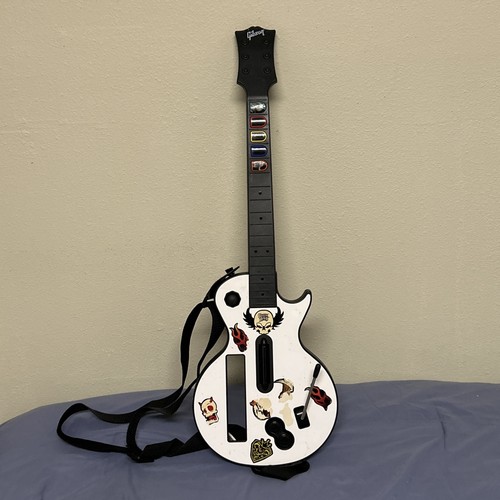 UNTESTED Nintendo Wii Guitar Hero Les Paul Wireless Guitar 95125.805 W/ Game - Picture 2 of 12