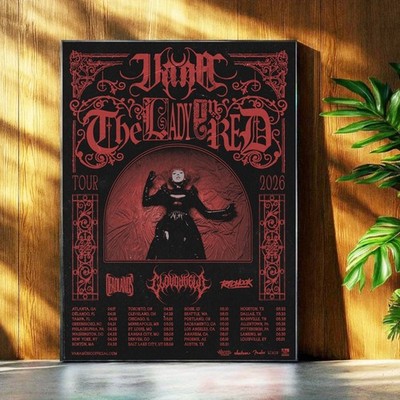 Vana The Lady Red Tour 2026 Poster