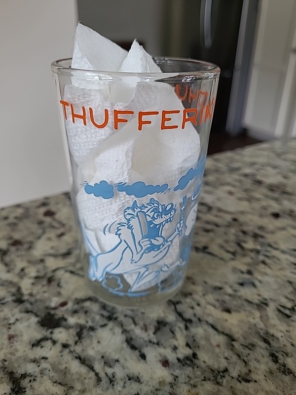 1974 Welch's Jelly Jar Looney Tunes Thufferin Thuccotash