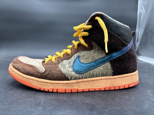 Nike SB × Concepts Dunk High Turdunken US 12 Used DC6887-200 Lobster DB Puff - Picture 4 of 14