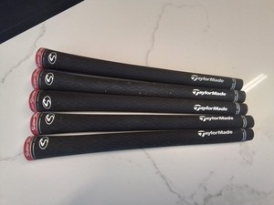 Super Stroke S Tech TaylorMade Grips. Lot Of 5. Red End Cap standard size 