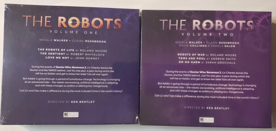 Big Finish The Robots: Vol. 1 & Vol. 2 Doctor Who CD-Audio FACTORY SEALED - Image 2 of 4