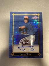 JONAH TONG 2025 Leaf Metal Draft Baseball AUTO Autograph Card 3/7