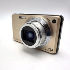 SONY Cyber-shot DSC-W270 Digital Camera Gold Tested Working From Japan