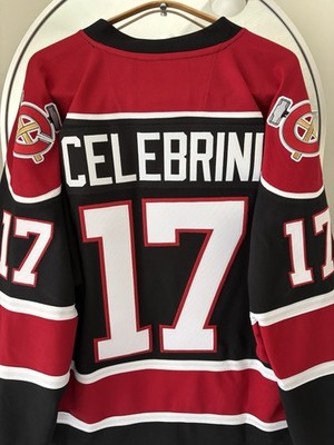 MACKLIN CELEBRINI 22/23 - BRAND NEW CHICAGO STEEL JERSEY - SAN JOSE SHARKS - M 