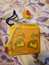 New Bónus Pink Pig Reusable Nylon Grocery Tote w/Drawstring Pouch from Iceland