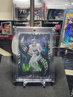 2024 Panini Select Bo Nix Premier Level Rookie #117 Zebra Prizm