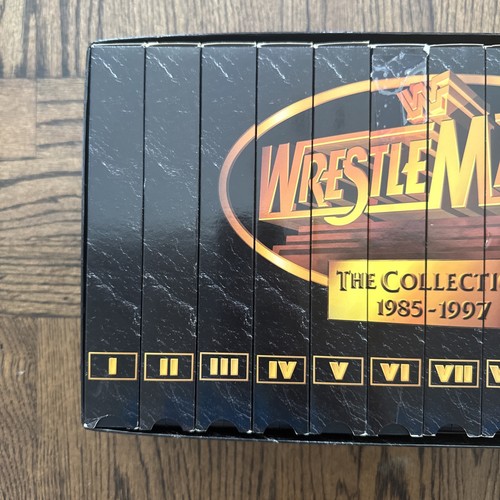 Wrestlemania the Collection 1985-1997 Box Set VHS - All Tested - Imagen 2 de 9