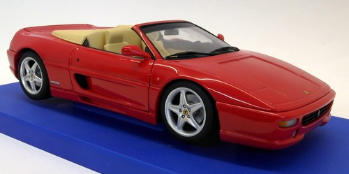 UT Models 1/18 Scale Diecast 180 074030 Ferrari F355 Spider 1994 Red Cream Int - Picture 3 of 7