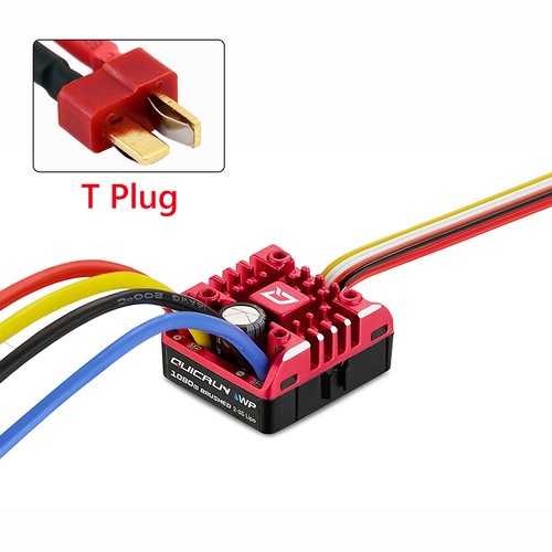 HobbyWing QuicRun 60A / 25A Brushed Waterproof ESC For 1/10 1/18 1/16 RC Car - Picture 5 of 31