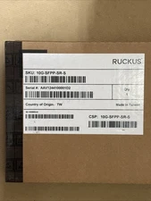 **NEW**Ruckus 10G-SFPP-SR-S - SFP+ Transceiver Module For ICX Line Of Switches