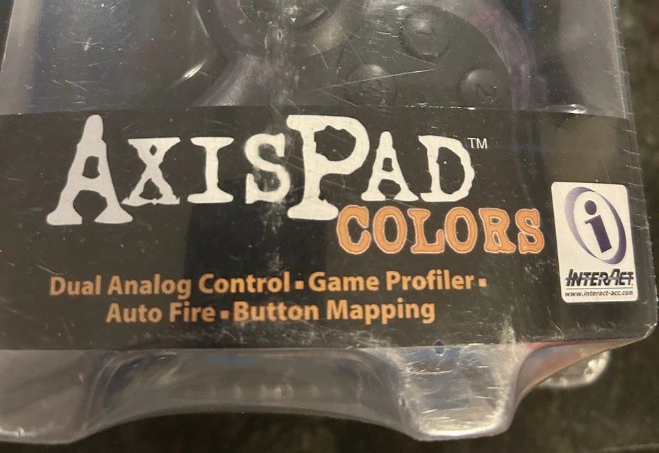 Axispad Colors FX Wired USB Game Controller 8 Button Joystick D-Pad Clear Purple - Image 2 of 4