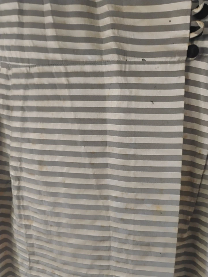 Vestido de terciopelo a rayas envolvente vintage de los años 1940/50 súper raro Foto 3 de 4