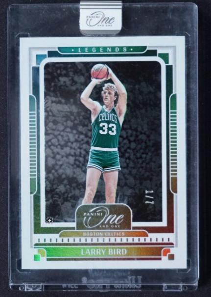 Larry Bird 2024-25 Panini One And One 1/7 Legends Celtics #165 view 1
