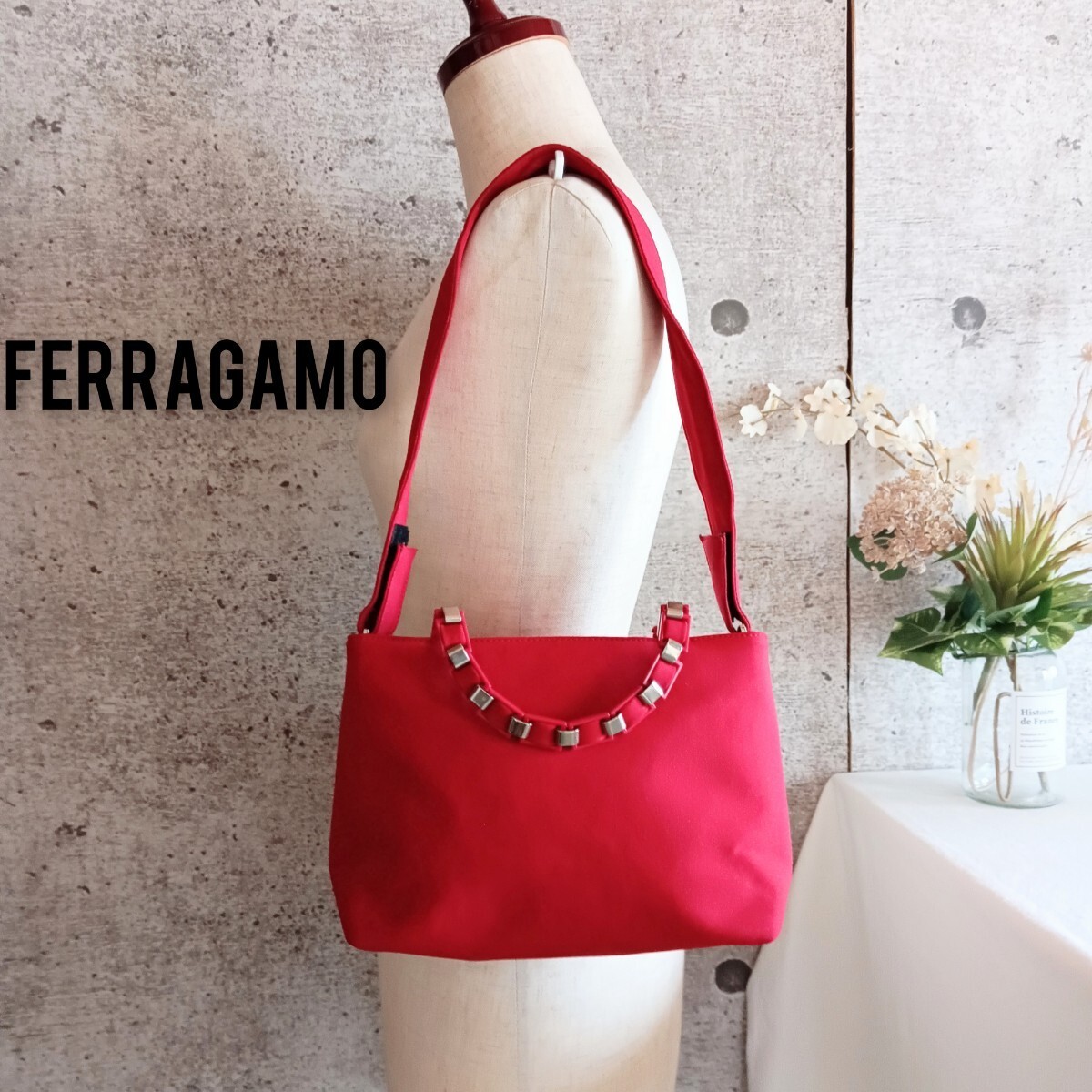 バッグ Salvatore Ferragamo Vala Chain Shoulder Salvatore Ferragamo Vala Chain Shoulder Bag/-/BLK 5 | eBay