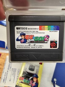 SNK Densha de Go! 2 for Neo Geo Pocket. Complete CIB US Seller!!
