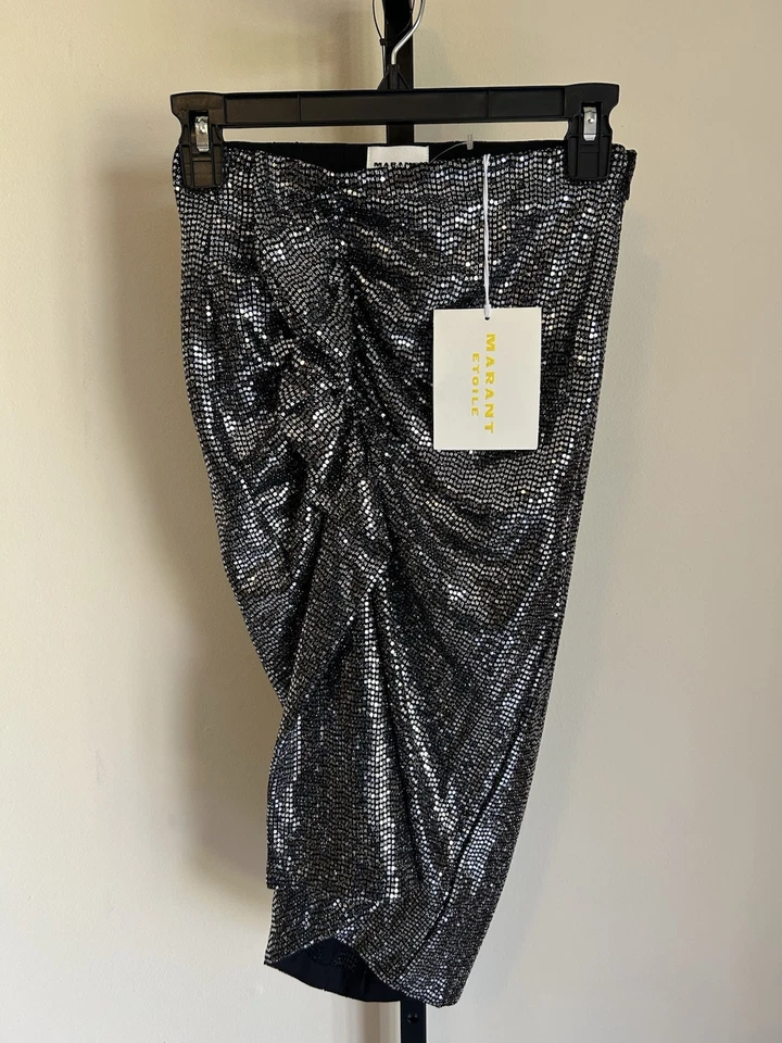 Falda Isabel Marant Dolene, talla US 2, FR 34, $545 al por menor, nueva con etiquetas Foto 4 de 4
