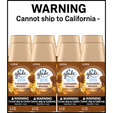 Glade Automatic Air Freshener Refill Clean Linen 6.2oz 8-Pack Odor Eliminator