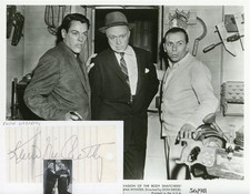 Kevin McCarthy - Signed Paper with a B&W Photograph