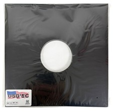 USDISC Record Jackets 12", LP, Cardboard, 350g Center Hole Black Lot