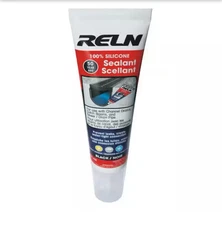 RELN 2.8 oz. Silicone Superior Watertight Drainage Sealant, Black