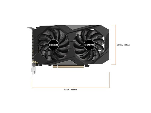 GIGABYTE WINDFORCE GeForce RTX 3050 6GB GDDR6 PCI Express 4.0 x8 ATX Graphics - Picture 5 of 5