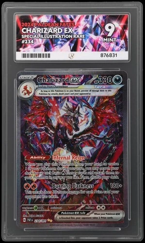 Pokemon TCG Charizard Ex 234/091 Graded ACE 9 Mint