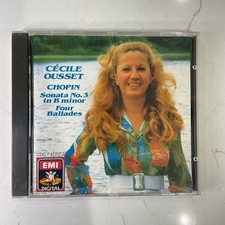 Cécile Ousset Chopin Sonata No. 3 Four Ballades CD
