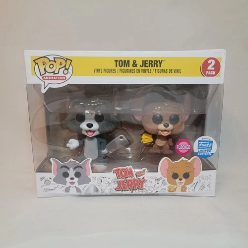 Funko Pop! Animation: Tom & Jerry Flocked 2-Pack Funko Shop Exclusive BOX DAMAGE